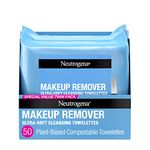 Neutrogena Makeup Removing Wipes, 25 Count, Twin Pack