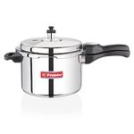 Premier Comfort Stainless Steel Sandwich Bottom Pressure Cooker (5l) Durable And Rust-resistant, Safety Features, Easy To Clean, Ideal For Fast And Even Cooking, Perfect For Modern Kitchens