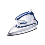 Bajaj Stainless Steel Majesty DX-11 1000 Watts Dry Iron | Advance Soleplate And Anti-Bacterial German Coating Technology | Automatic Shut Off | Thermal Safety Fuse | 2-Yrs Warranty 【White & Blue】