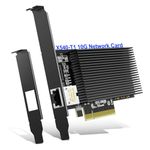 10Gb Base-T PCI-e Network Card, Intel X540-T1 Controller, NICGIGA 10Gbps Ethernet Adapter with 10Gbe RJ45 Port, 10G NIC Card, Support Windows/Windows Server/Linux/Vmware/ESX