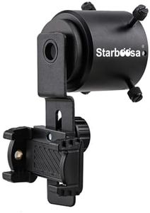 starboosa Smartphone Spotting Scope Camera Adapter Mount - Capture Stunning Photos & Videos - Fits 1.25" to 2" Spotting Scope Eyepieces - Aluminum frame- Perfect for Birding & Nature Photography