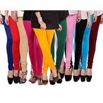 ZAKOD Women's Cotton Leggings (RFHT-55416465548756_Multicolor_Free Size)