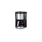 Melitta Filter Coffee Machine, Look V Perfection Model, Art. No. 6766589, Stainless Steel, 1.25 liters, Black