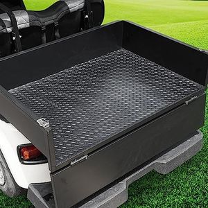 TakeLook - Golf cart Cargo Box Mat Fit for Club Car/E-Z-GO/YA/Star Car/Excar/Icon and Most Golf Carts with Steel or Aluminum Cargo Box.Full Coverage Anti-Slip Mat Protect Golf Cart Cargo Boxes.