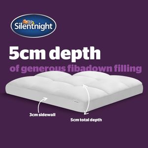 Silentnight King Mattress Topper – 5cm Thick, Soft Comfort