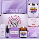 Bath Pamper Gifts for Women Birthday,Unique Self Care Package Relaxation Gifts for Her,Hug Giffs Get Well Soon Gifts For Women Skin Care Pamper Hamper Birthday Present For Women,Mother,Bestie,Girls