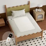 Gotcozy Heated Mattress Pad Mini Twin Size 31"x55" - Electric Mattress Pad with 6 Heat Setting & 10 Hour Auto Off Machine Washable(White)