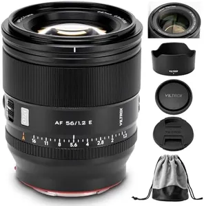 VILTROX 56mm F1.2 Pro E-Mount APS-C Lens for Sony, AF 56mm f/1.2 E Lens Autofocus Large Aperture Prime Lens for Sony E-Mount ZV-E10 ZV-E10II FX30 A6700 A6600 A6500 A6400 A6300 A6100 A7IV A7RⅣ