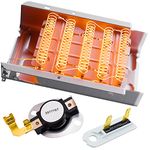 UPGRADED 279838 Dryer Heating Element 3977767 3392519 Thermal fuse COMPLETE Dryer Repair Kit Replacement by BlueStars - Exact Fit For Whirlpool Kenmore Dryers - Replaces 3403585 8565582 3398064