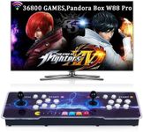 RegiisJoy【8000 Games in 1 】 Arcade Game Console WiFi Function Pandora's Box 18S Classic Retro Game Machine for PC & Projector & TV,1280X720,Search/Hide/Save/Load/Pause Games,Favorite List