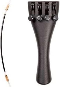 Wittner 3/4 Violin Ultra Composite Tailpiece with 4-tuners and Nylon Tailgut