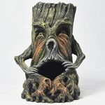 Fish Tank Decorations-Hollow Tree Trunk Aquarium Decorations Disney Aquarium Decorations for Betta Hideout Caves Large Aquarium Décor Thematic Ornaments