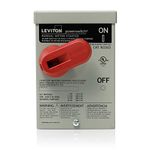 Leviton N3303-0DS 30 Amp, 600 V, Toggle in Type 3R Enclosure Three-Pole, Industrial Grade, Grounded to Enclosure, Gray