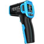 Aicevoos G800B Infrared Thermometer Gun Laser IR Temp Gauge, Handheld Heat Temperature Gun with Adjustable Emissivity, Temperature and Humidity measurement | -58°F to 1472°F | NOT for Humans