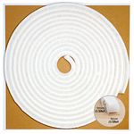 80 Ft White Weather Stripping Brush for Sliding Window/Door Frame, House Soundproofing Felt Self Adhesive Weather Strip Seal Strip Sealer Tape (11/32 Backing x 11/32 Brush inch)