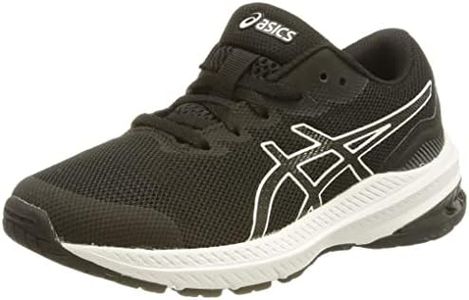 Asics Gt-1000 11 GS, Scarpe da Ginnastica Basse Unisex - Bambini e Ragazzi, Nero Bianco, 35.5 EU