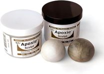 Apoxie Sculpt - 2 Part Modeling Compound (A & B) - 1 Pound, White/Stone White