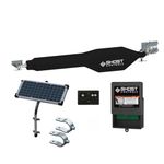 Ghost Controls Heavy-Duty Solar Automatic Gate Opener Kit for Driveway Swing Gates with Long-Range Solar Gate Opener Remote - Model TSS1XP