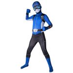 Morphsuits Blue Power Ranger Costume Kids, Power Rangers Costume Kids, Kids Power Rangers Costume, Power Rangers Morpher Medium