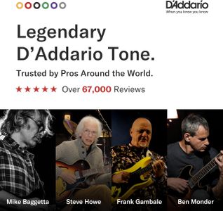 D'Addario Acoustic Guitar Strings, 12-53 Gauge – Phosphor Bronze