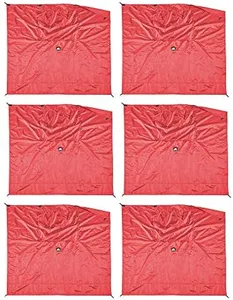 CLAM Quick-Set Screen Hub Red Fabric Wind & Sun Panels, Accessory Only (6 Pack)