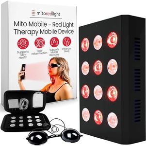 Mito Red Light - Mito Mobile Red Light Panel - Red Light Therapy for Face and Neck – Portable Red Light Therapy Panel - Red Light & Near Infrared Red Light Therapy - At-Home Red Light Therapy for Body