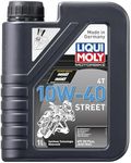 Liqui Moly Motorbike 4T 10W-40 Street | 1 L | Motorcycle 4-Stroke Oil | Item No.: 1521, Colourless