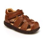 Stride Rite Boy's SRT Archie Sandal, Brown, 7.5 Toddler