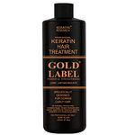 Gold Label Professional Brazilian Keratin Blowout Hair For All. Designed for Coarse Curly Black African Dominican and Brazilian Hair Types 1000ml Queratina Keratina Brasilera Chocolate