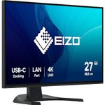 EIZO FlexScan EV2740X écran plat de PC 68,6 cm (27") 3840 x 2160 pixels 4K Ultra HD LCD Noir