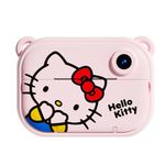 Hello Kitty Instant Print Kids Digital Camera & Video Camcorder with Selfie Camera by Kidamento, Scavenger Hunt Momento Book, 32GB Memory Card - Model P Hello Kitty