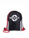 Nivia String Bag/Drawstring Bag/Sports Bag Boys/Polyester String Bag/Kit Bags/Drawstring Sports Bag/Dori Backpack/Gym Bag/String Bag Men Waterproof/Drawstring Backpack (Black)