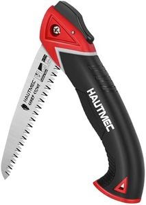 HAUTMEC 6" Folding Saw Pruning Saw of Sharp Stone Serie Camping Saw SK5 Foldable Blade Triple-cut Teeth, for Wood Cutting, Garden Camping, Landscaping, Tree Trimming HT0303