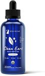 kin+Kind Organic Ear Cleaner for Dogs - Made in The USA - Easy to Use & Mess-Free Dog Ear Drops for Wax, Odor, & Itchy Dog Ears w/Witch Hazel, Tea Tree Oil, & Aloe Vera - Ear Wash for Dogs (4 fl oz)