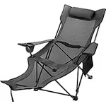 Happybuy Folding Camp Chair with Fo