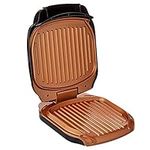 Gotham Steel Electric Grill Low Fat Multipurpose Sandwich Grill with Nonstick Copper Coating – As Seen on TV Large