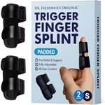 Dr. Frederick's Original Small Trigger Finger Splint - 2ct - Finger Brace for Arthritis, Injury, Sprain - Relieve Trigger Finger Pain - Small Size fits Pinky Fingers