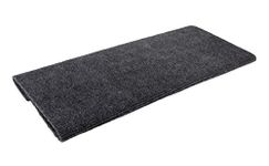 Camco Wrap Around Step Rug- Protects Your RV from Unwanted Tracked in Dirt, Works on Electrical and Manual RV Steps - Extra Large (Gray) (42935), 23 Inch