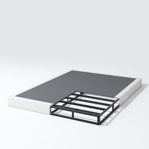 NHODIR Box Spring for King Bed, 7 Inch King Box Spring Only, Strong Metal Frame Mattress Foundation, No Noise, Easy Assembly