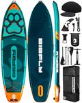Bigfly 11'6×35" Super Wide Inflatable Stand Up Paddle Board, 100L Backpack, All-Round Sup Board, US Big Fin, Ultra Stable Wide SUP for 2+1 People/Family/Big Size