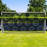 FORZA Football Goal Target Sheets - Shooting Practice Aid | Easily Attached + Detached | Perfect Your Strike! | [9 Size Options] - GOAL NOT INCLUDED