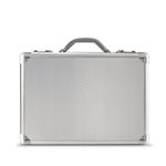 Solo New York Unisex Classic Titanium Laptop Briefcase Bag (AC100) (White, Silver)