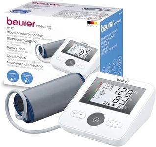 Beurer BM27 Automatic Blood Pressure Monitor, Clinically Validated, Blood Pressure Machine with Arrhythmia Detection & Colour-Coded Risk Indicator according to WHO standards, XL Upper-Arm Cuff