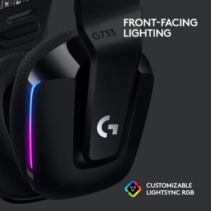 Logitech G733 Wireless Gaming Headset – Black