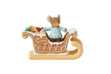 Enesco Tails with Heart Christmas Sweet Deliveries Miniature Figurine, 1.57 Inch, Multicolor