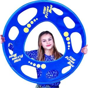 Giant Flying Disc Soft, Foldable & Floats in Air - Encourage Outdoor Play & Family Fun - Great for Kids, Parent-Child Interaction, and School Activities (27 Inch)