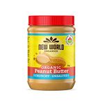 New World Foods Peanut Butter, Crunchy Unsalted Organic, 1Kg