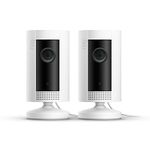 Ring Indoor Cam (1st Gen) | Compact Plug-In HD security camera with Two-Way Talk, Works with Alexa | With 30-day free trial of Ring Protect Plan | White | 2-cam