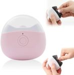 Electric Nail Clippers, 2026 New Electric Automatic Nail Trimmer with Light and Nail Scraps Storag, 360° Silent Auto Fingernail Cutter and Polishing Trimmer Baby Nail Trimmer Electric (Pink)
