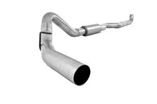 MBRP S6004P 4" Catback Muffler Exhaust Single Side Exit, Fits Chevrolet/GMC Silverado 2500HD/ Silverado 3500HD/ Sierra 2500HD/ Sierra 3500HD 2001-2007, Aluminized Steel